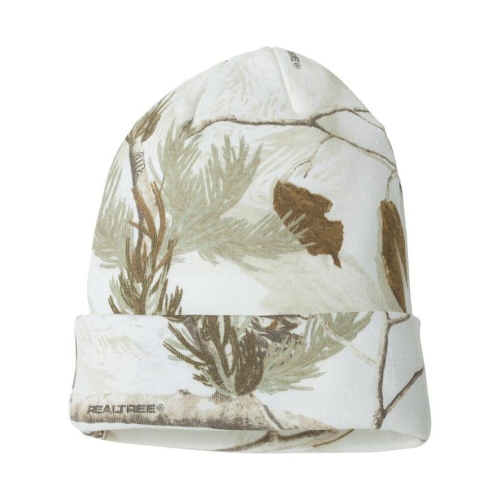 Kati 12 Camo Knit Beanie / White Realtree AP